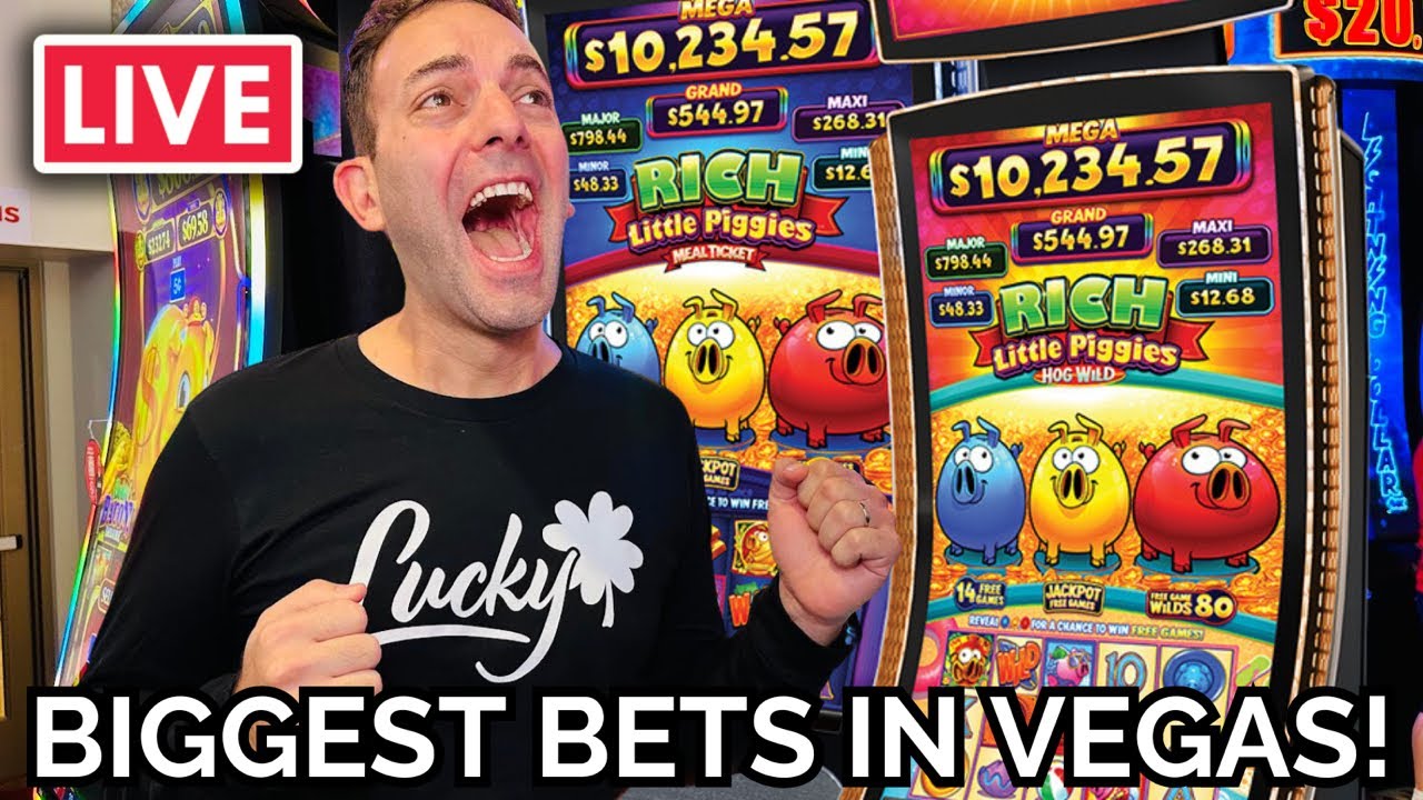 ? Quad Jackpots ? BIGGEST BETS in Vegas w/ Gold Fish Casino Slots