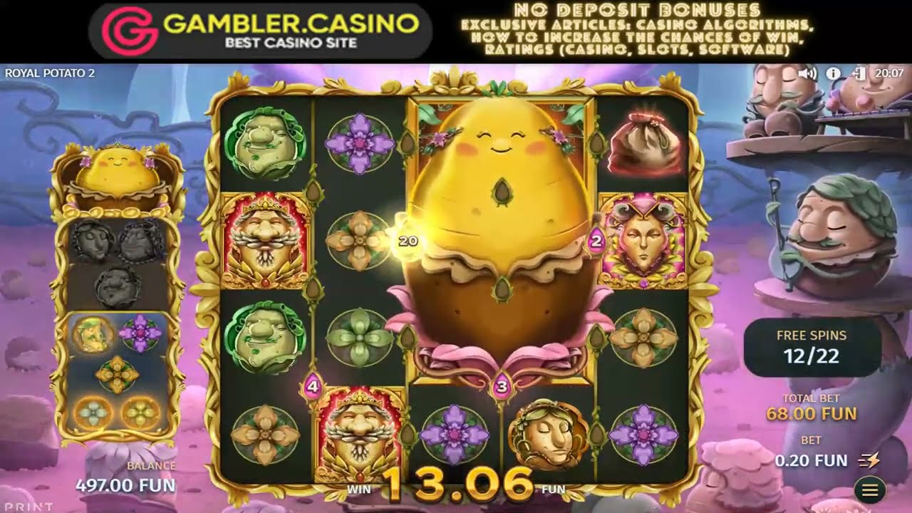 Royal Potato 2 - online casino slot from Print Studios ? Max Win X40000 ⚠️ Verdict 6 out of 10