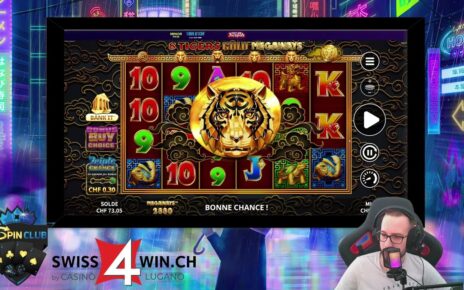 Spin Club – Swiss4Win – Online Casino Streamer – 8 Tigers Gold Megaways