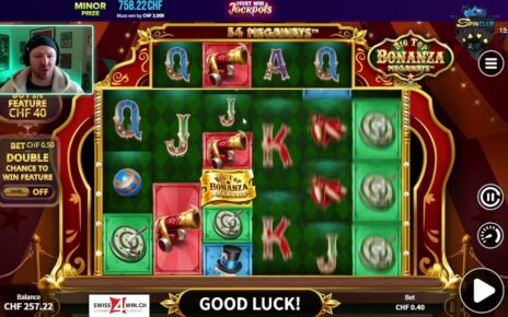 Spin Club – Swiss4Win – Online Casino Streamer – Big top Bonanza Megaways