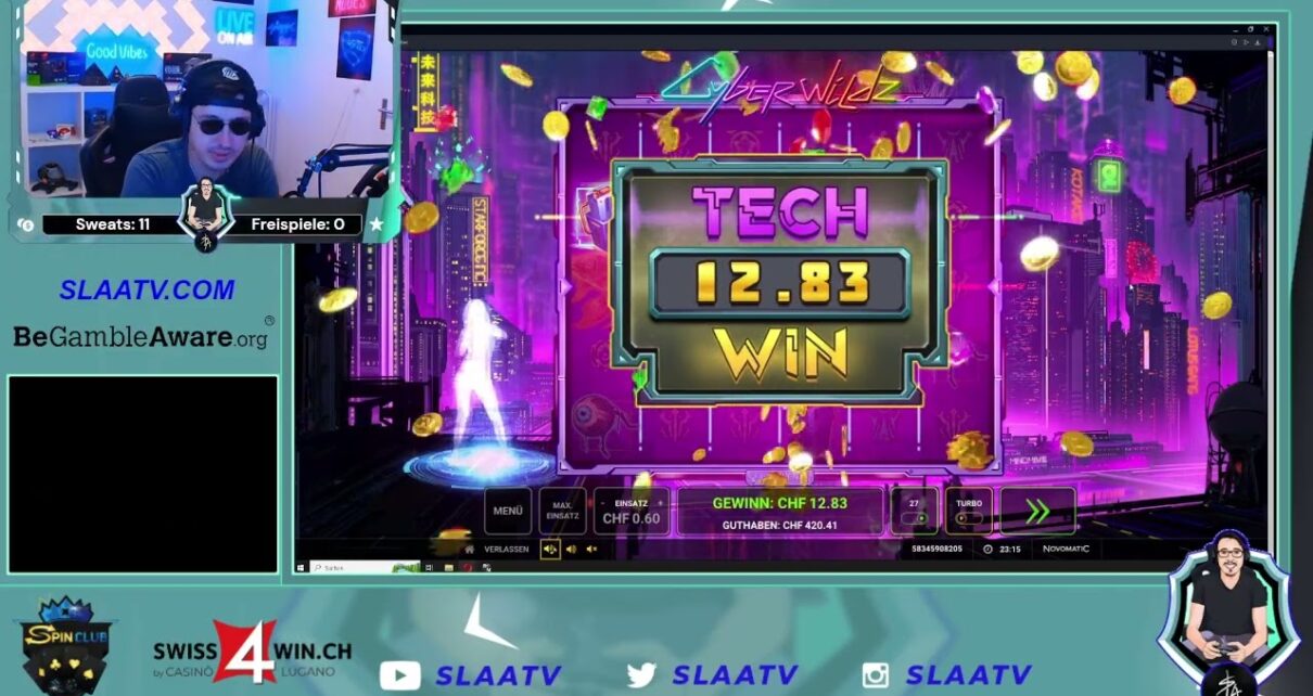 Spin Club – Swiss4Win – Online Casino Streamer –  CyberWildz