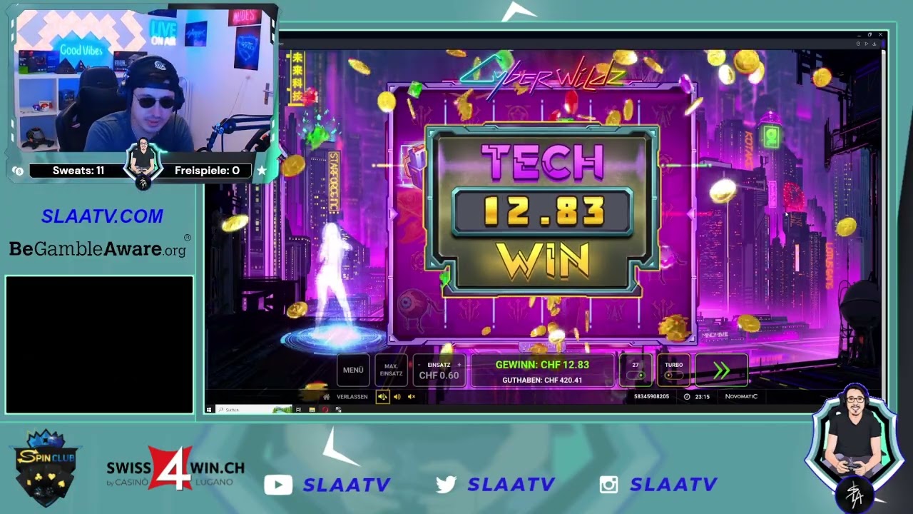 Spin Club - Swiss4Win - Online Casino Streamer -  CyberWildz