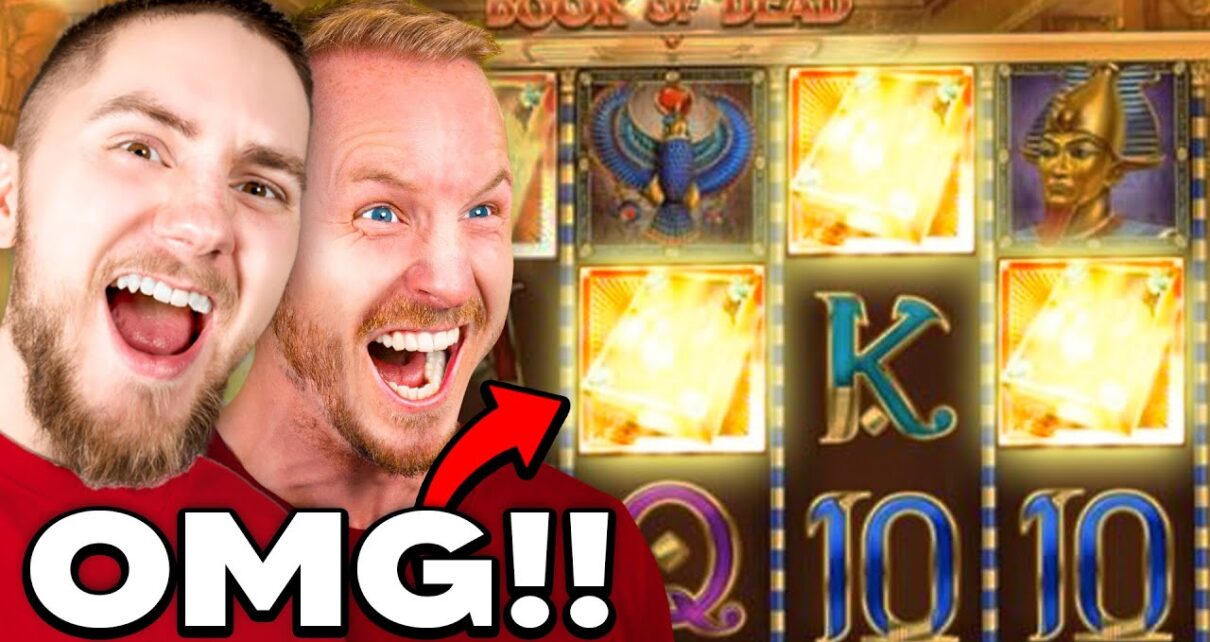 TRÄFFAR BONUSSPEL PÅ MAX BET!!! (1000 KR) Book of Dead BIG WIN hos Maria Casino