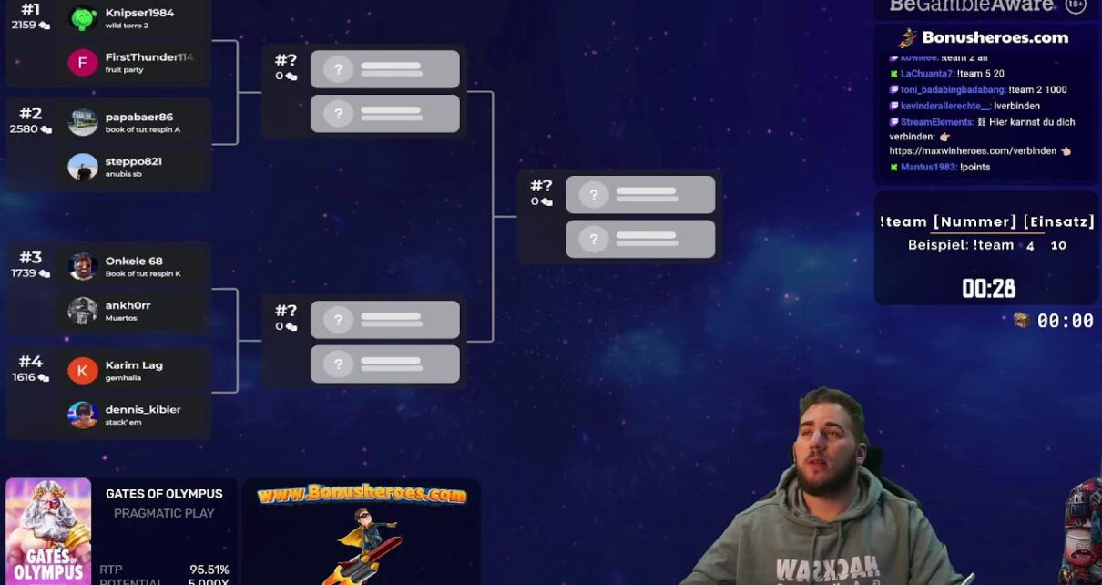 Turniere + 25k€ Bonusopening / Online Casino Stream / Daily Giveaways