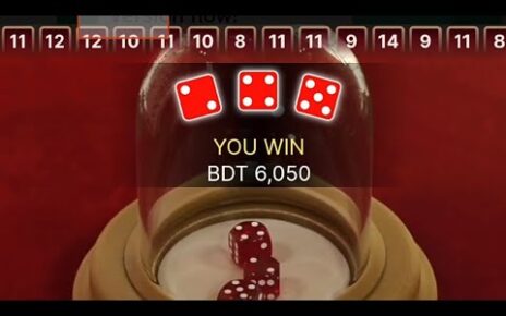 1k To 6k Big Win Sicbo Online Casino ???#casinogames #mcw #casino #baji #onlinecasino #mega #online