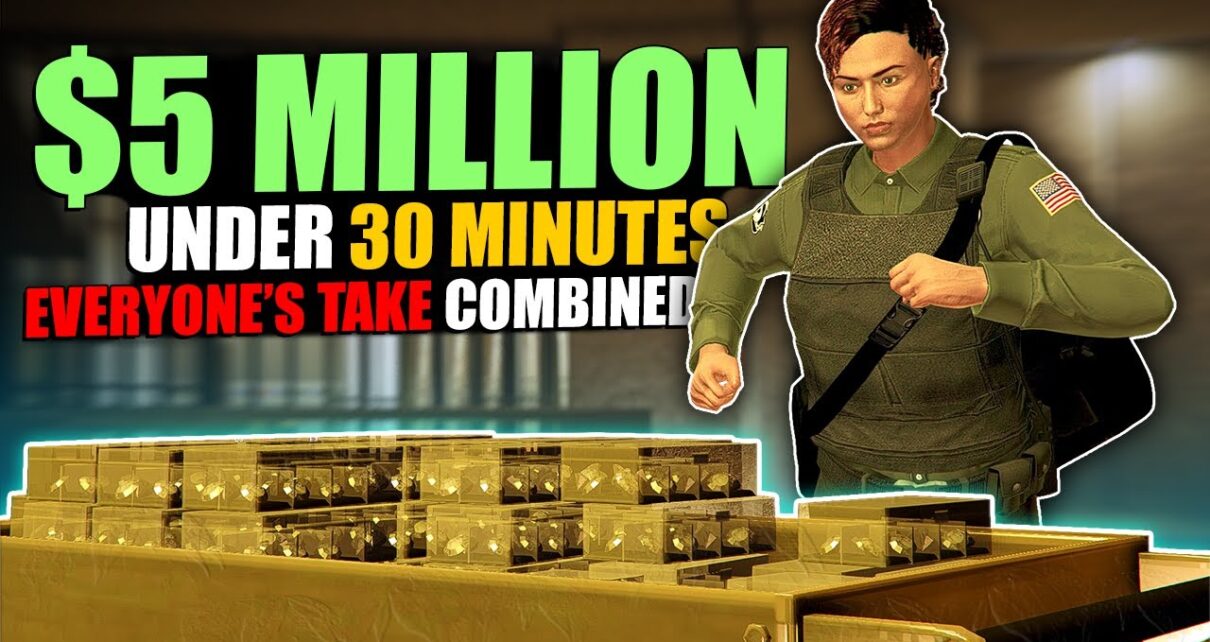  meg In Under 30 Minutes!, With Casino Heist Gl!tch | Big Con *Bugstar & Maintenance*