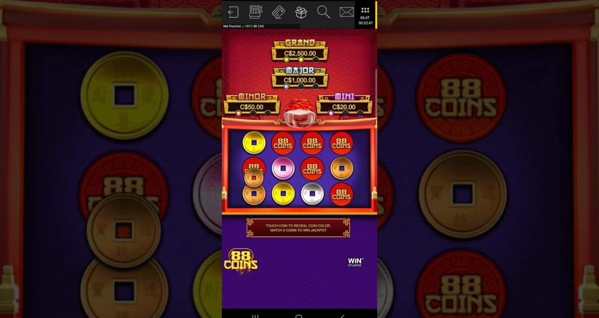 88 COINS, BET MGM, ONLINE CASINO! MAJOR JACKPOT!