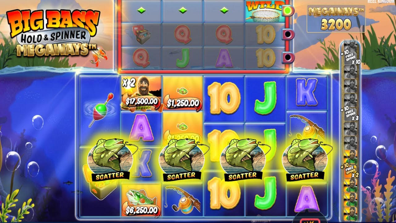 BIG BASS HOLD AND SPINNER MEGAWAYS BONUS BUY ONLINE CASINO SLOT