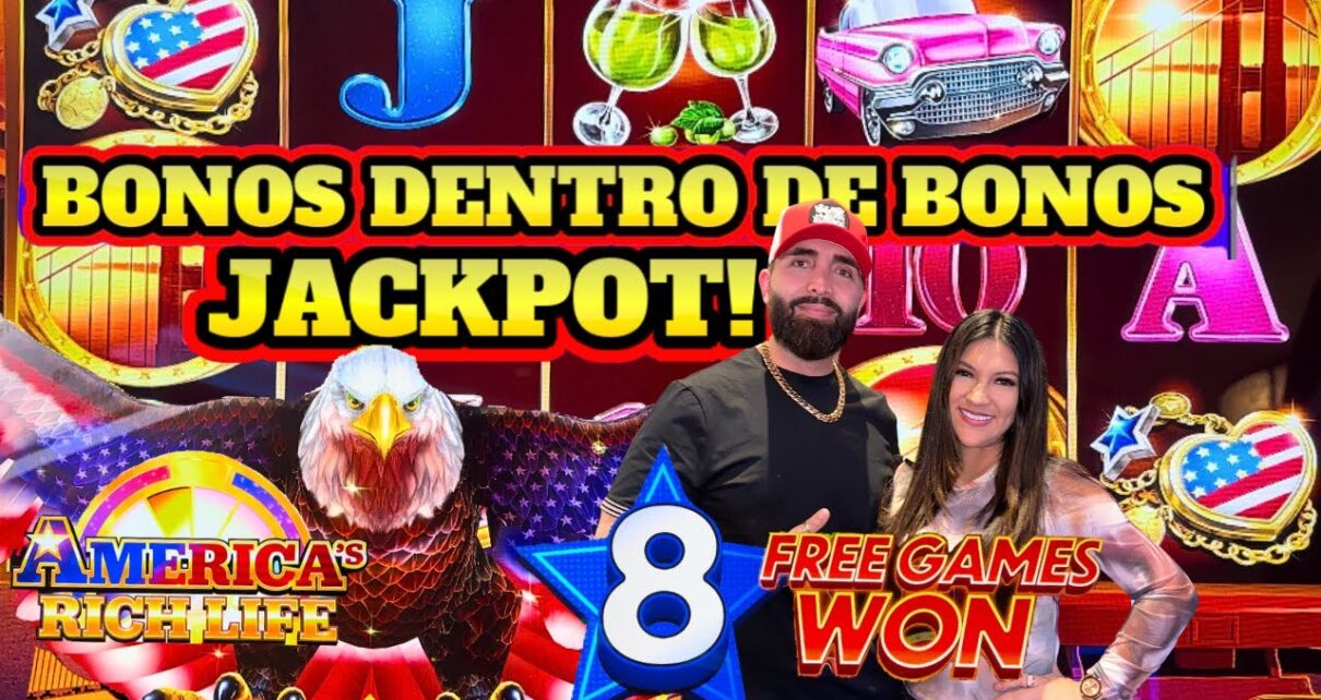 ? BONOS DENTRO DE UN BONOS EN AMERICA’S RICH LIFE SLOT PAGÓ JACKPOT EN EL CASINO YAAMAVA