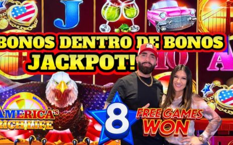 ? BONOS DENTRO DE UN BONOS EN AMERICA’S RICH LIFE SLOT PAGÓ JACKPOT EN EL CASINO YAAMAVA