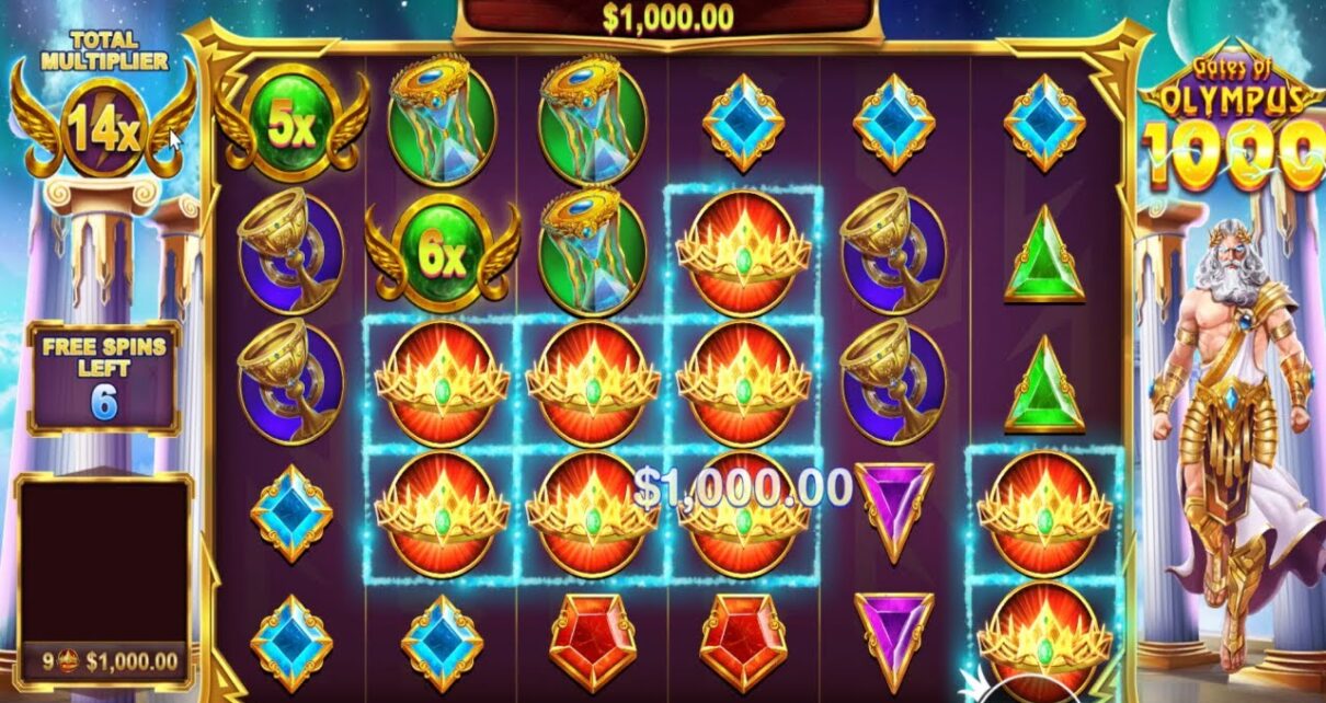 BRAND NEW GATES OF OLYMPUS 1000 BONUS BUY ONLINE CASINO ONLINE SLOT FIRST LOOK HIT CROWNS X25