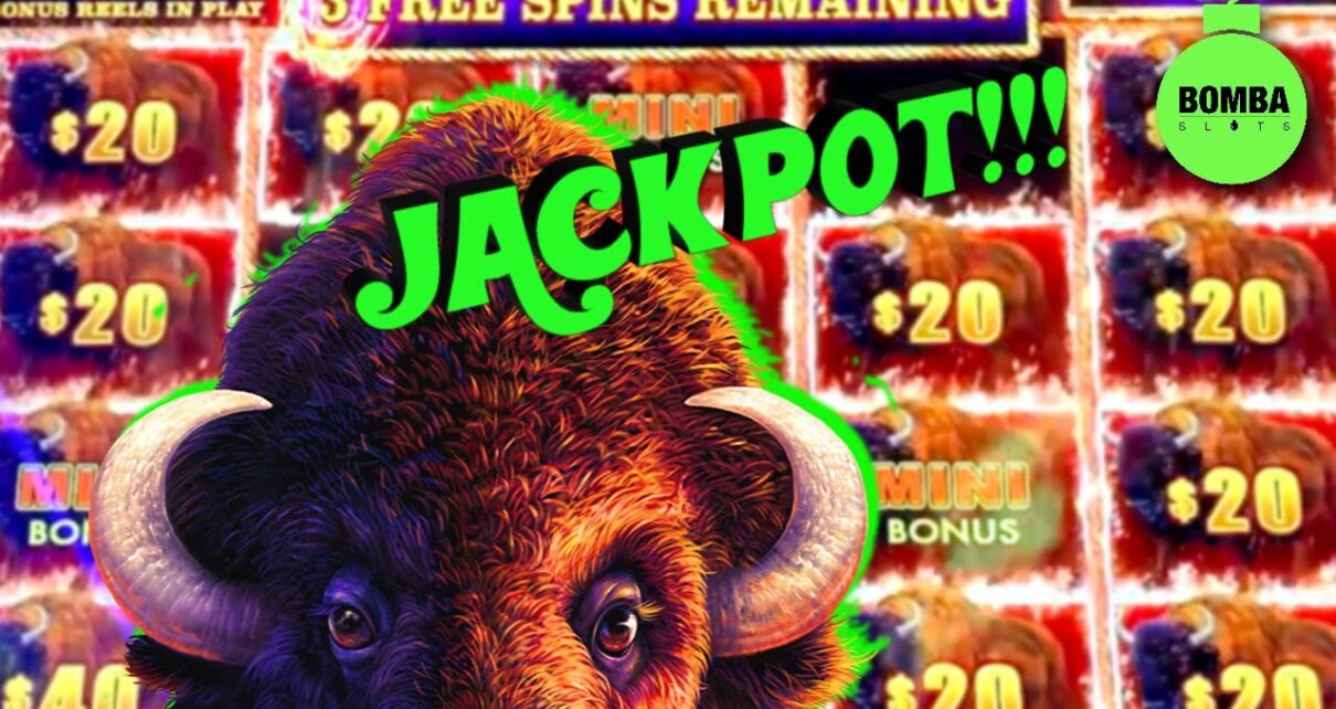 BUFFALOOOO JACKPOT!!! #LasVegas #Casino #SlotMachine