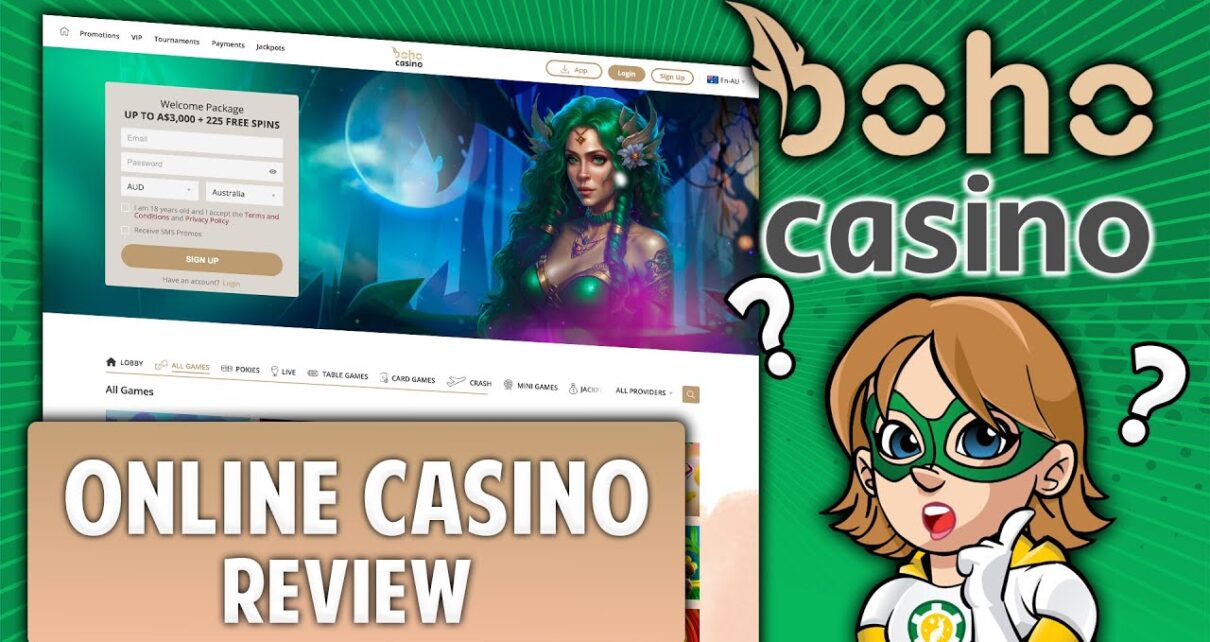 Boho Casino ? Online Casino Review (,000 + 225 Free Spins Bonus)