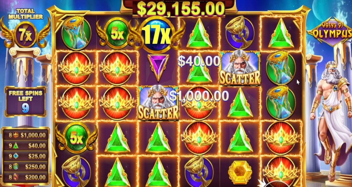GATES OF OLYMPUS HIT CROWNS X17 BIG WIN BONUS BUY ONLINE CASINO SLOT