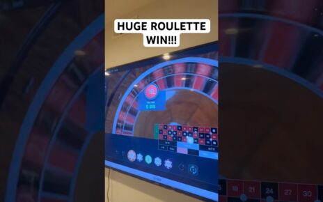 HE WON BIG!!!! #trending #gambling #casino #roulette #betting #lasvegas #onlinecasino #reaction