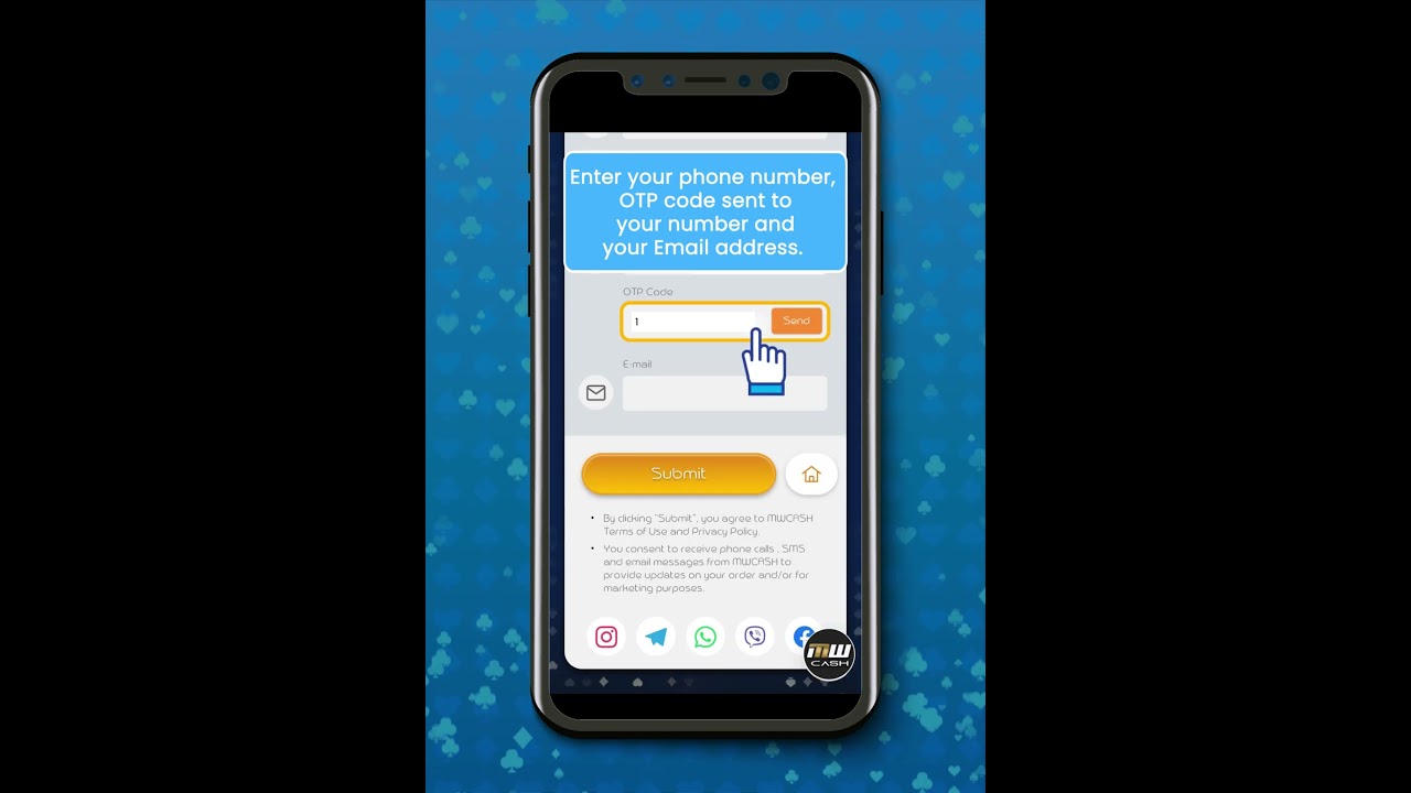 How to Register an Account - Sign Up - MWCASH Online Casino Guide