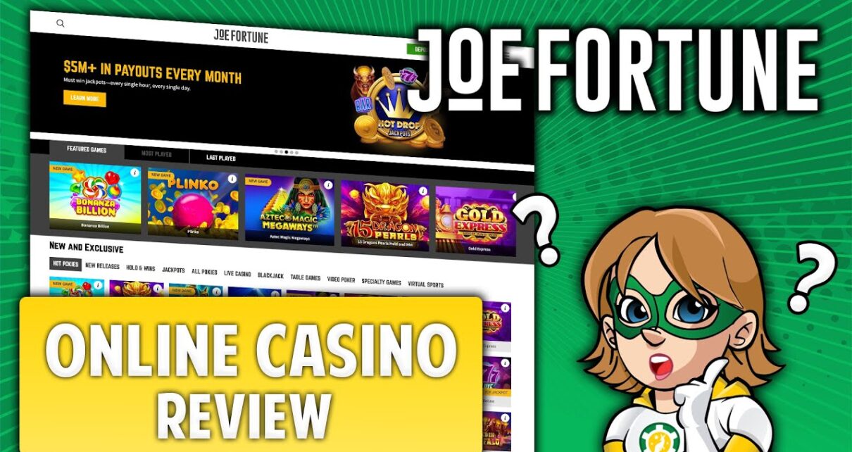 Joe Fortune Casino ? Online Casino Review (,000 + 30 Free Spins Bonus)