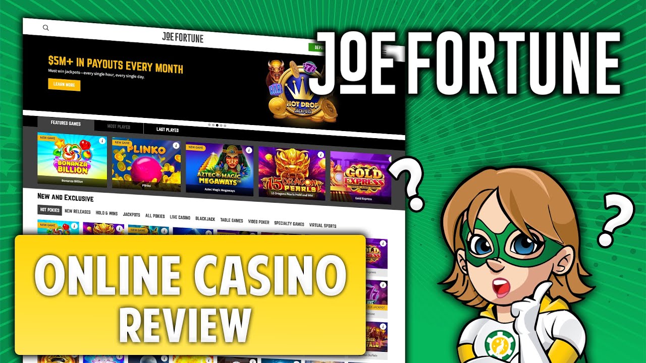 Joe Fortune Casino ? Online Casino Review ($5,000 + 30 Free Spins Bonus)