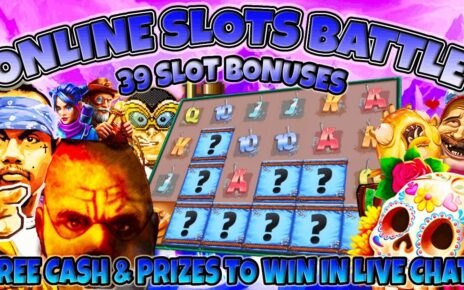 Online Casino Slot Battle Premiere! 39 Slots Bonuses! Free Cash & Prizes to be Won in Live Chat! ??