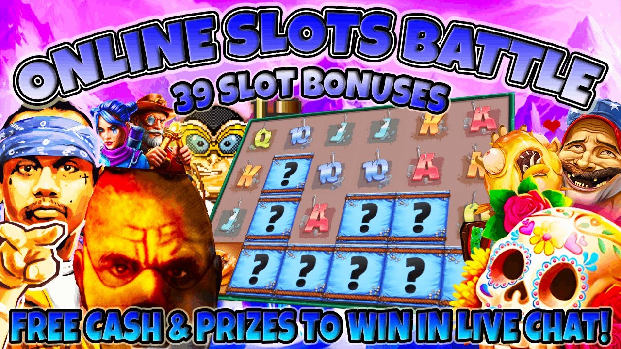 Online Casino Slot Battle Premiere! 39 Slots Bonuses! Free Cash & Prizes to be Won in Live Chat! ??