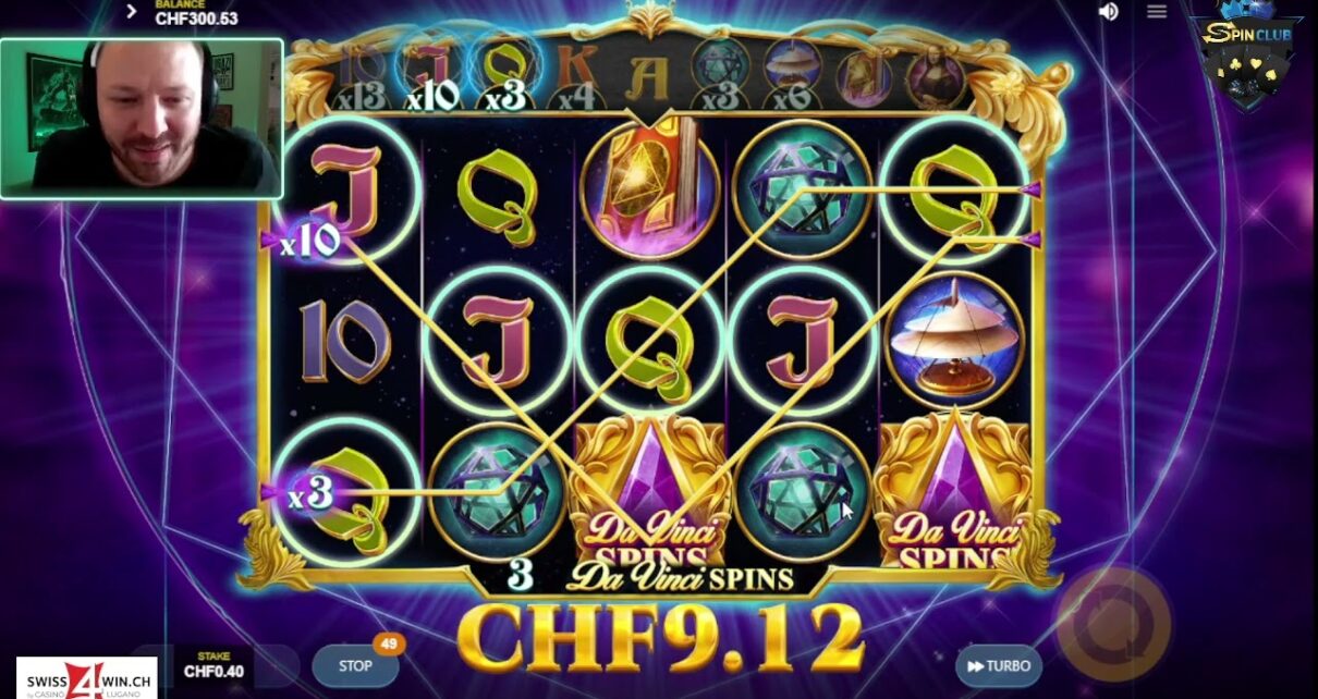 Spin Club – Swiss4Win – Online Casino Streamer – Da Vinci’s Mystery