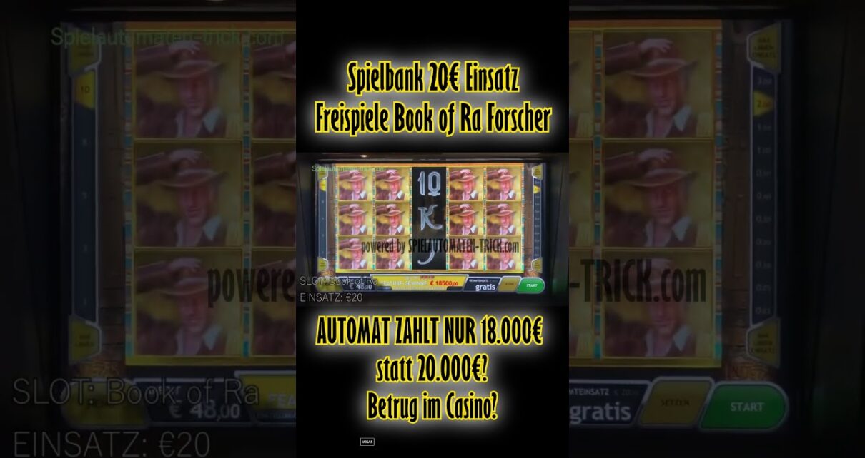 ? VOLLBILD FORSCHER SIND € 100.000 EURO! ? MEHR SAG ICH NICHT JUNGE! Book of Ra 2023 NEU