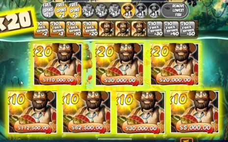 20X BIG BASS AMAZON XTREME HUGE WIN 3 FISHERMAN 20X MULTIPLIER BONUS BUY ONLINE CASINO ONLINE SLOT