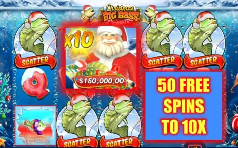 50 FREE SPINS TO 10X BIG BASS CHRISTMAS 5 SCATTERS EPIC FISHERMAN BONUS BUY ONLINE CASINO SLOT