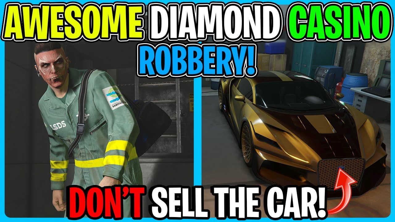 AWESOME New Diamond Casino ROBBERY For Salvage Yard In GTA 5 Online (The Podium Robbery)