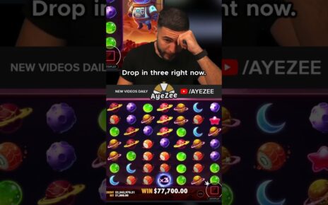 AYEZEE INSANE WIN ON GRAVITY BONANZA!! #shorts #stream