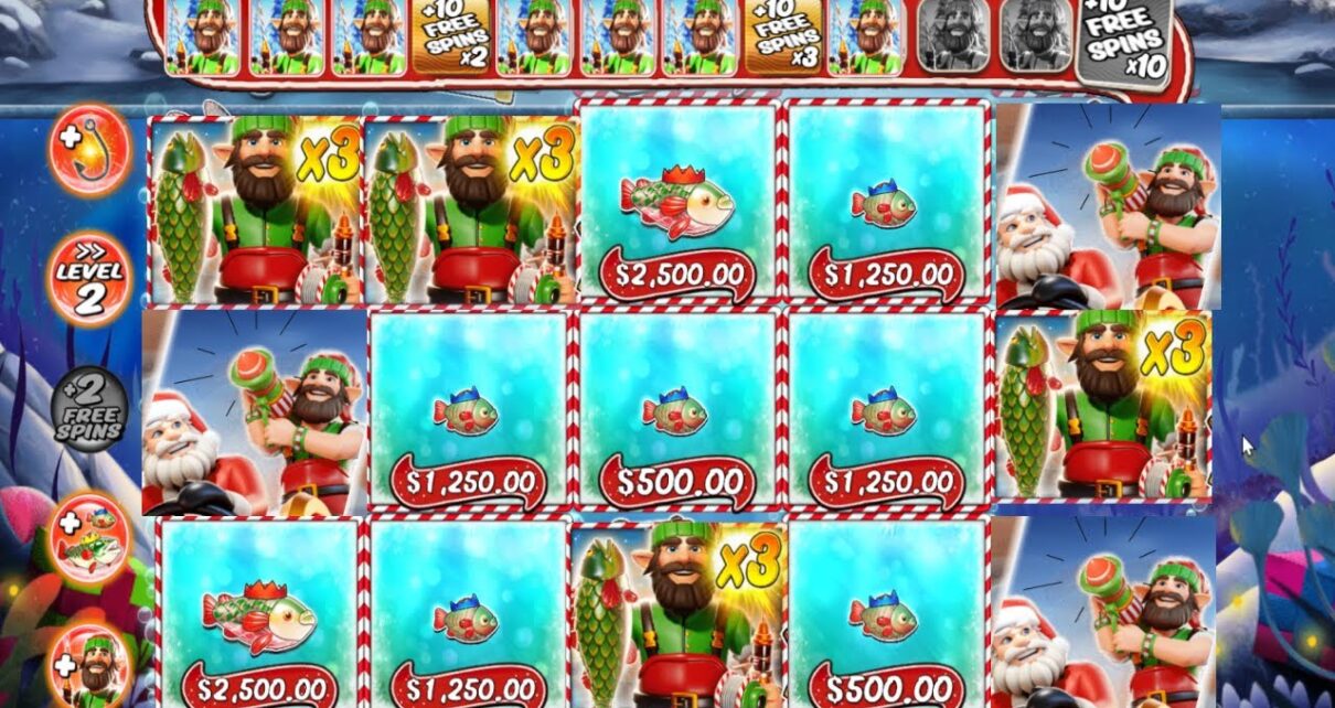 BIG BASS CHRISTMAS BASH GOOD COMEBACK 3X MULTIPLIER BAZOOKA BONUS BUY ONLINE CASINO ONLINE SLOT