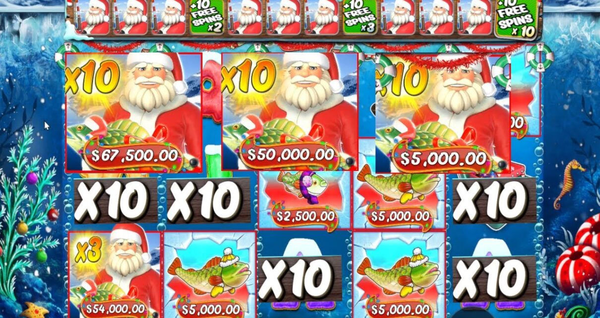 BIG BASS CHRISTMAS EPIC WIN 10X MULTIPLIER BONUS BUY ONLINE CASINO ONLINE SLOT