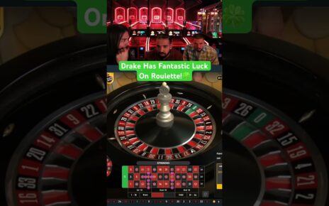 Drake Has Fantastic Luck On Roulette! #drake #roulette #casino #maxwin #lucky #highroller #bigwin