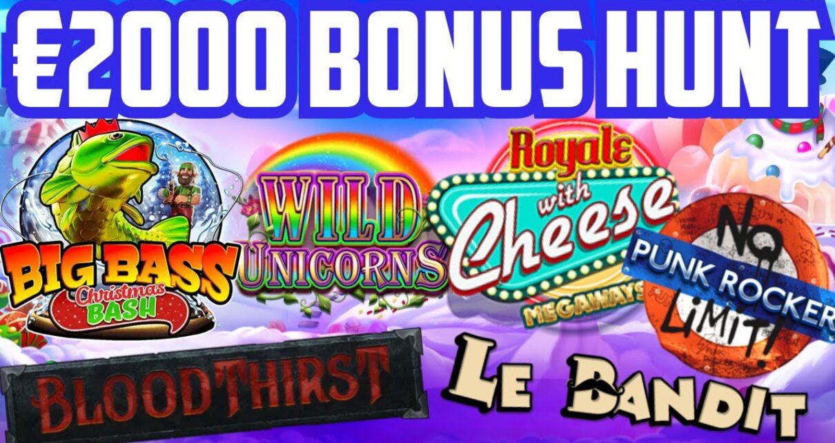 €2000 BONUS HUNT – 15 SLOTS CHASING A BIG WIN ON AN ONLINE CASINO – CAN TOM FIND i??