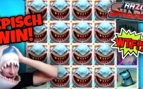 EPISCH WIN! ?? Casino Stream – #007 RazorShark ? SLOTS deutsch | SchustrichTv ?