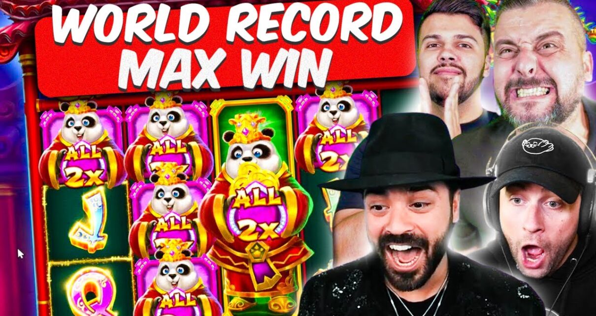 FAT PANDA MAX WIN: TOP 5 WORLD tape BIG CASINO WIN (Roshtein, Watchgamestv, ClassyBeef)