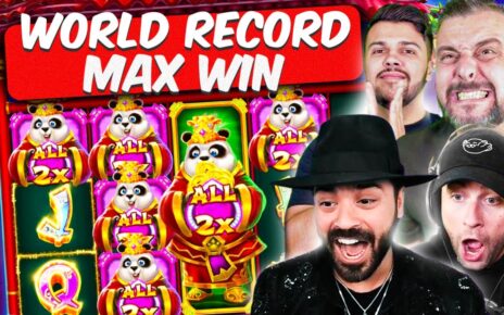 FAT PANDA MAX WIN: TOP 5 WORLD tape BIG CASINO WIN (Roshtein, Watchgamestv, ClassyBeef)