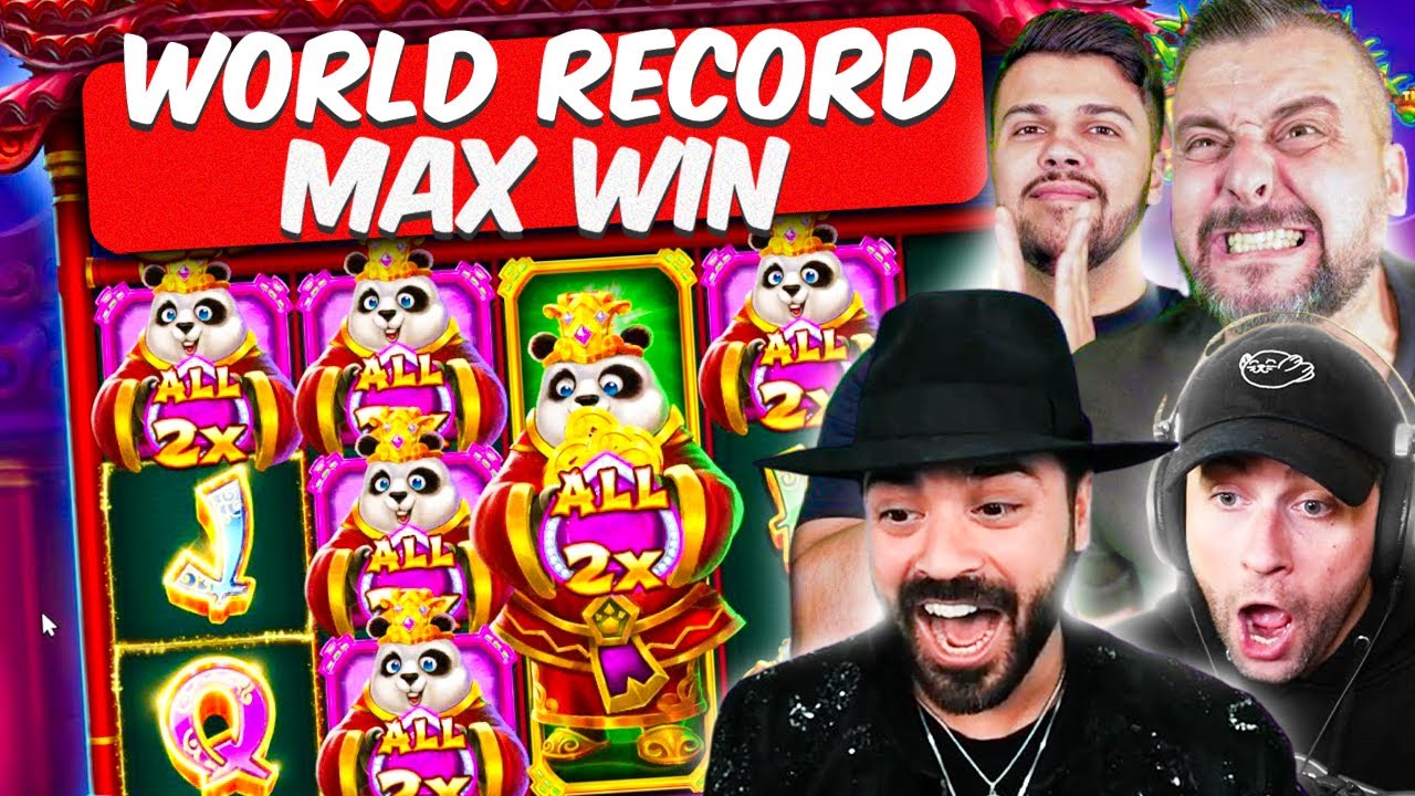 FAT PANDA MAX WIN: TOP 5 WORLD RECORD BIG CASINO WIN (Roshtein, Watchgamestv, ClassyBeef)