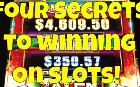 Four Secrets To Winning on Slot Machines • The Jackpot Gents