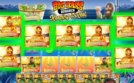 GOLD FISHERMEN BIG BASS BONANZA KEEPING IT existent 10X MULTIPLIER BONUS BUY ONLINE CASINO ONLINE SLOT