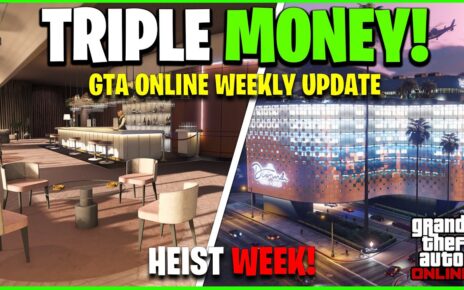 GTA ONLINE WEEKLY UPDATE! TRIPLE MONEY, DIAMONDS & DISCOUNTS! (Heist Month!)