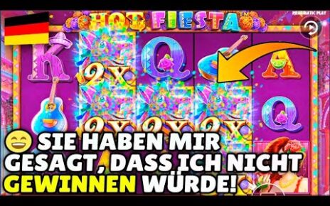 HOT FIESTA HAT MIR DAS GANZE GELD GEGEBEN! / Casino Online Deutsch (echtes Geld)