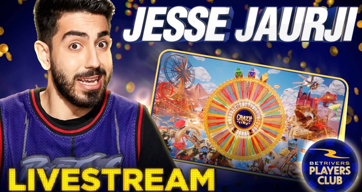 Jesse Streams Crazy Time at BetRivers Online Casino