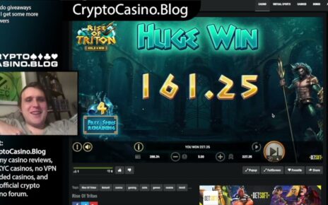 Live Slot Play On A Crypto Online Casino 12/9/23