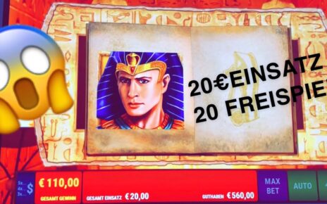 MAX BET 20€ Einsatz Ramses Book / Online Casino Slot Big WIN!? 2020 Slots on Freespins KINGLucky68