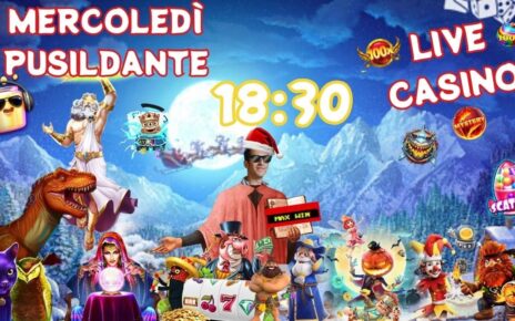 ??MERCOLEDì A CACCIA DI BIG WIN CON DANTE! ?? ? CASINO LIVE STREAMING 27 DIC – 18:30 SLOT ONLINE ??