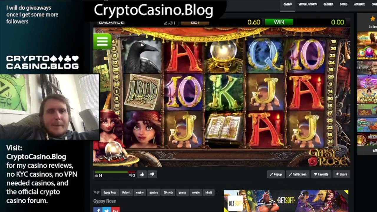 Playing "Gypsy Rose" Slot By BetSoft On An Online Casino. Real Money Small Bets