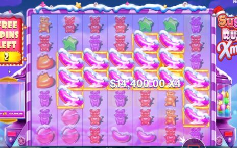 SUGAR RUSH XMAS HIT 16 BIG SYMBOLS X4 BONUS BUY ONLINE CASINO ONLINE SLOT CHRISTMAS GAME