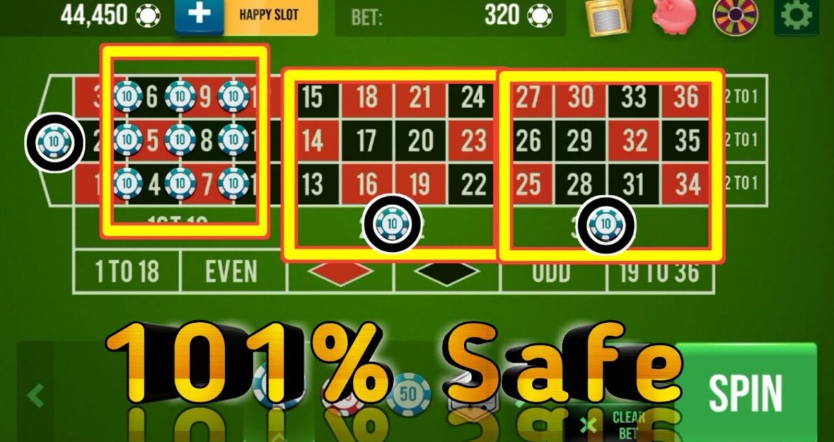 Safe Gameplay on Roulette || Roulette Strategy To Win