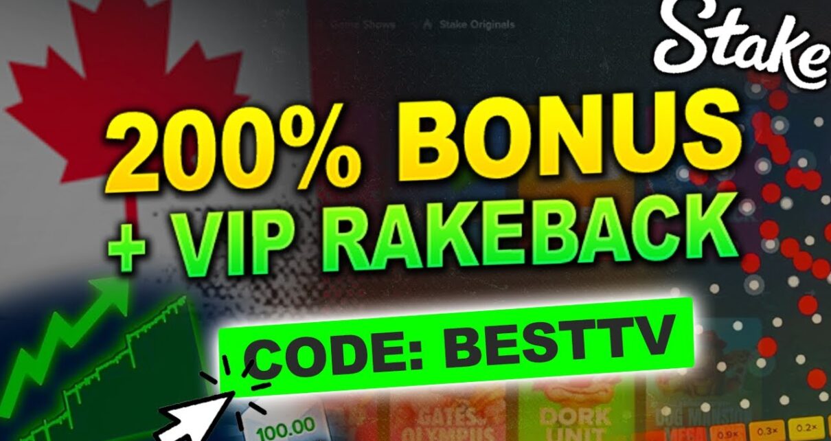 The BEST Online Casino in Canada: Stake.com | Code BESTTV for 200% Bonus and VIP Bronze #slots